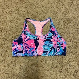 Lilly Pulitzer Luxletic Sports Bra. Size Medium. Worn Once.